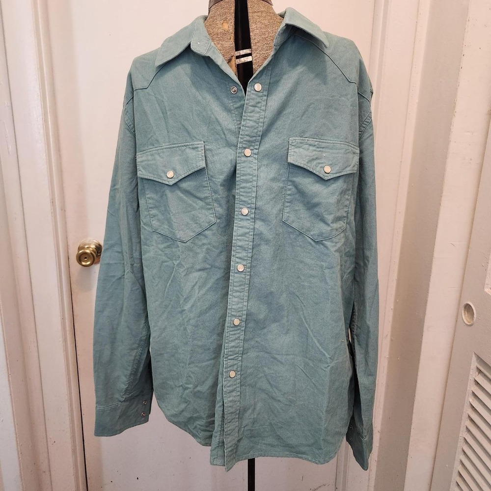 Corduroy Western Snap Shirt – XL
